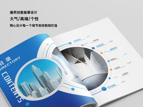 藍(lán)色科技公司畫冊(cè)設(shè)計(jì)與網(wǎng)絡(luò)技術(shù)服務(wù)資源